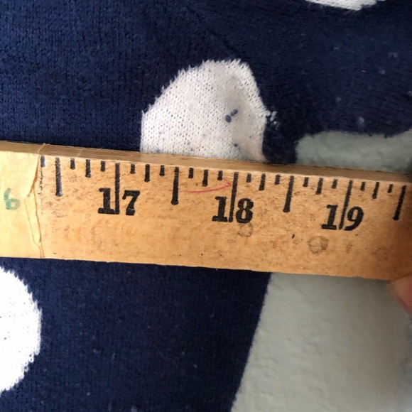 Old Navy Polka Dot and Dark Blue Sweater Women large - Picture 3 of 6